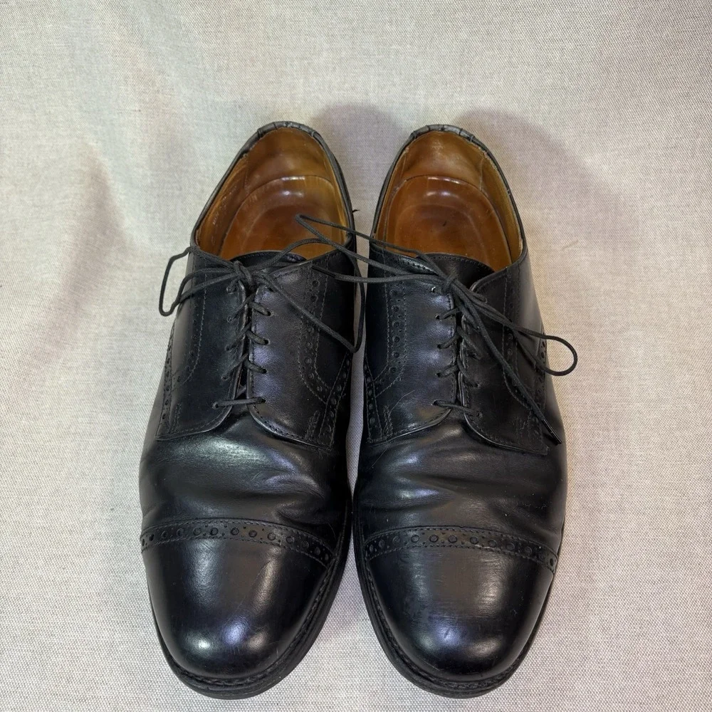 Allen Edmonds Bentley Black Men Oxford Shoe Lace Up Dress Shows Size 9D